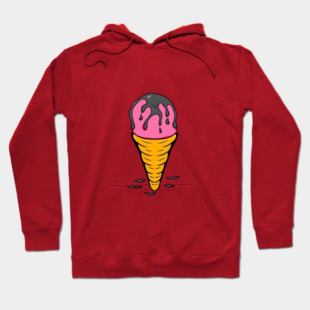 Ice cream cute Hoodie by Cahya. Id